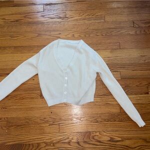Long sleeve brandy sweater